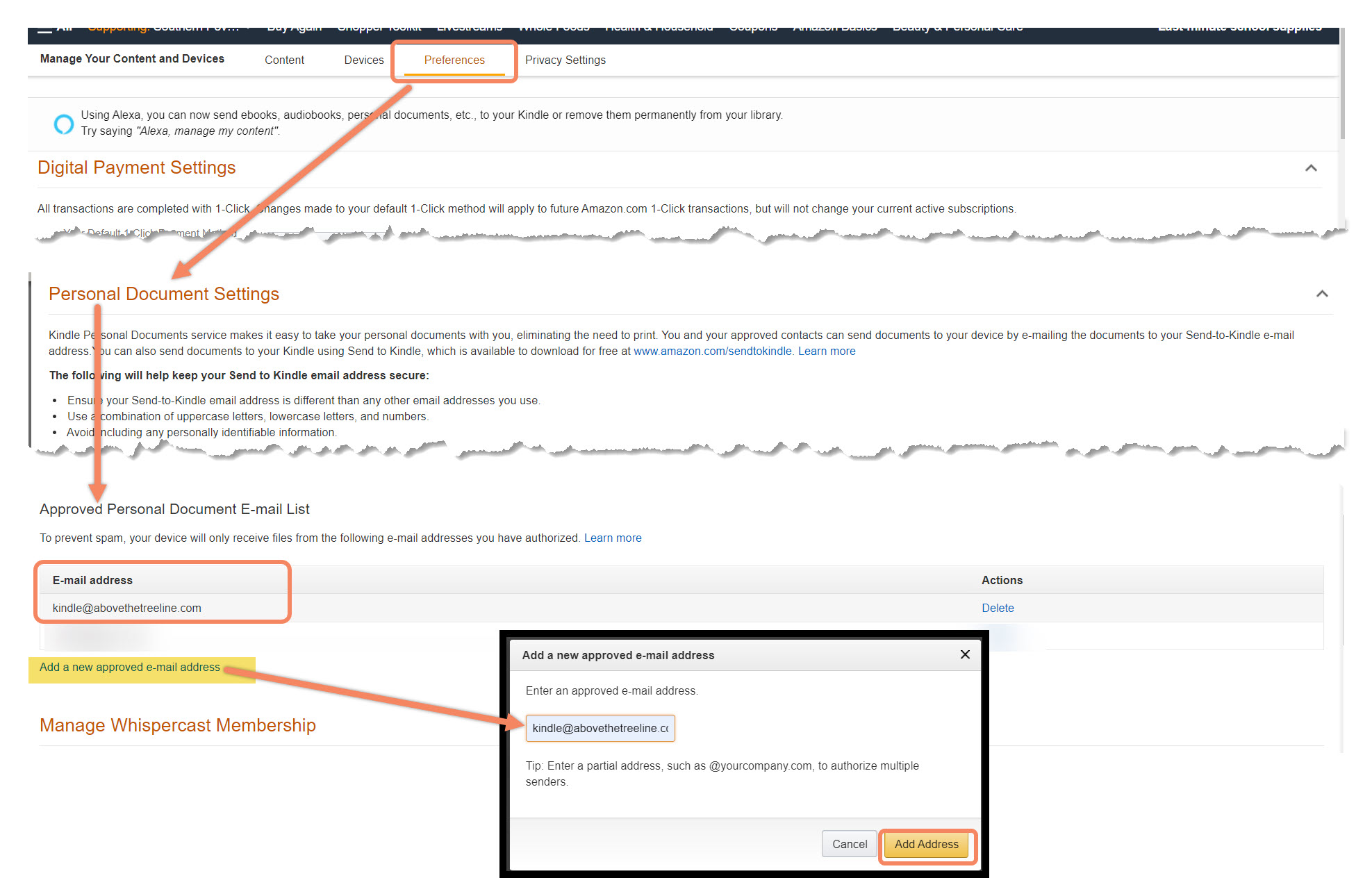 how to mass delete kindle personal documents