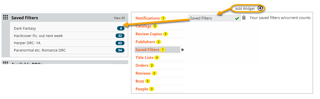 Librarians – Using Saved Filters – Edelweiss Help